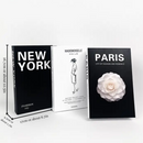 Kit 3 Livros Decorativos Faux – New York, London e Paris