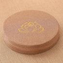 Almofada de Meditação em Linho com Bordado de Lótus – Tatami 40x6cm Lavável