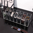 Organizador de Cintos e Gravatas em Acrílico – 3/5 Compartimentos para Armário e Closet