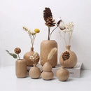 Conjunto de Vasos de Madeira Estilo Japonês – Decoração Minimalista e Natural