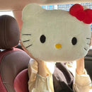 Almofada de Pelúcia Gatinha Fofa – Travesseiro Decorativo para Sofá e Carro